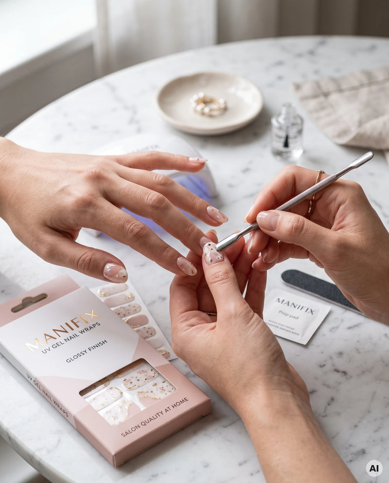 UV-Nagelfolien von Manifix als perfekte Lösung für zu Hause