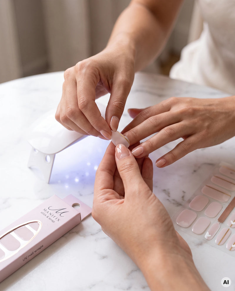 UV-Nagelfolien von Manifix als perfekte Lösung für zu Hause