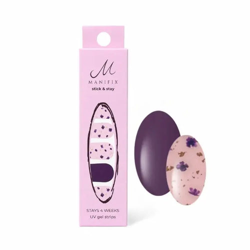 Violet Garden Blumendesign UV-Nagelfolie