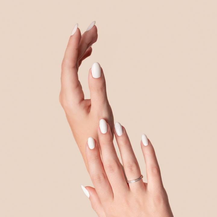 Virgin White UV-Nagelfolie