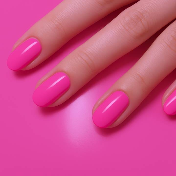 Vivid Neon Pink UV-Nagelfolie