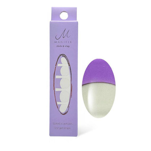 Whisper Purple French UV-Nagelfolie