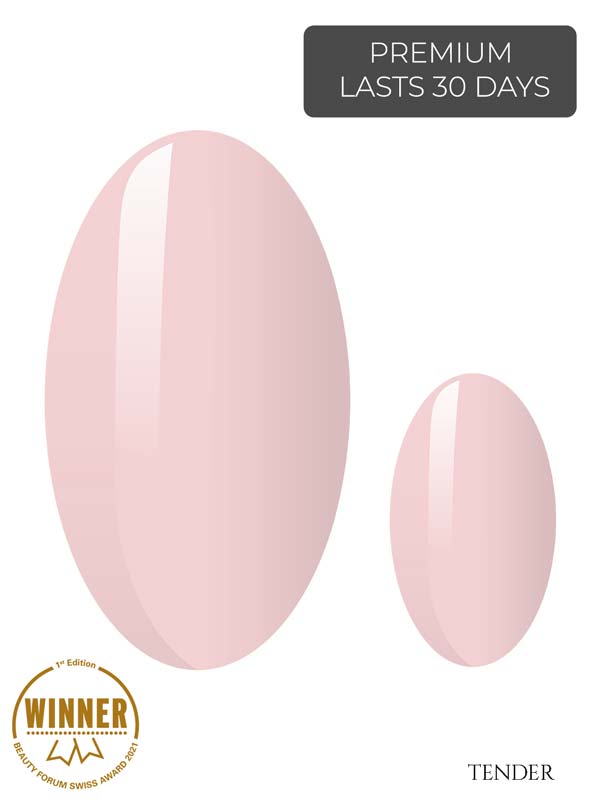 Tender rosa UV Nagelfolien von Manifix