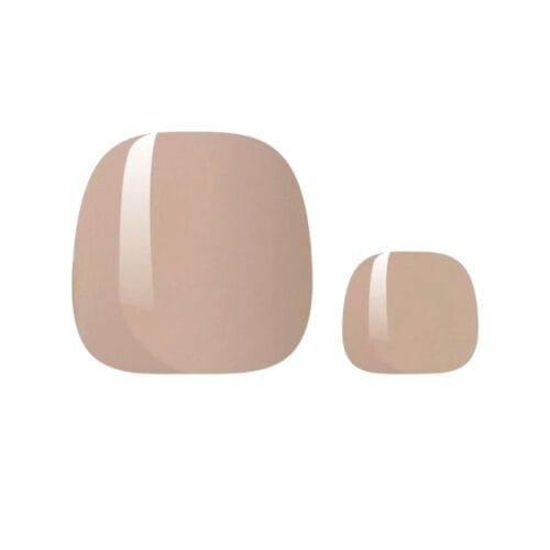 Noble Nude Füße UV-Nagelfolien