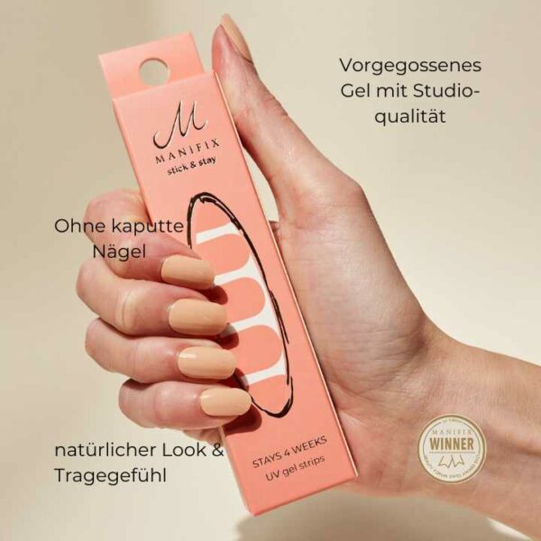 Frühlingsnägel 2025 Bellini Coral UVNagelfolien MANIFIX