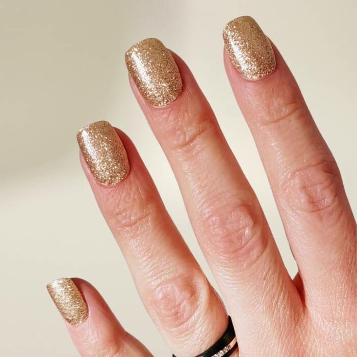 naegel gold glitter uv nagelfolien gold glitter