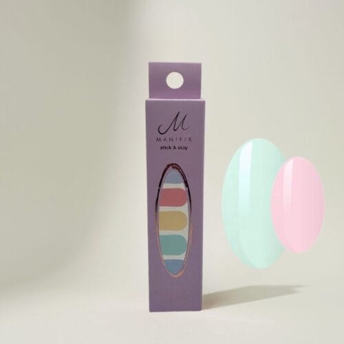 blonde rainbow uv nagelfolie