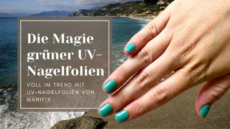 die magie gruener uv nagelfolien